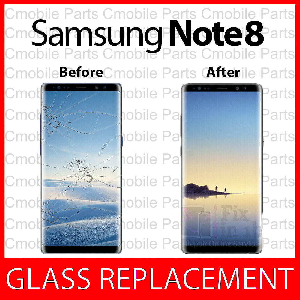 Samsung Galaxy Note 8 Cracked Screen Front Glass Repair Service
