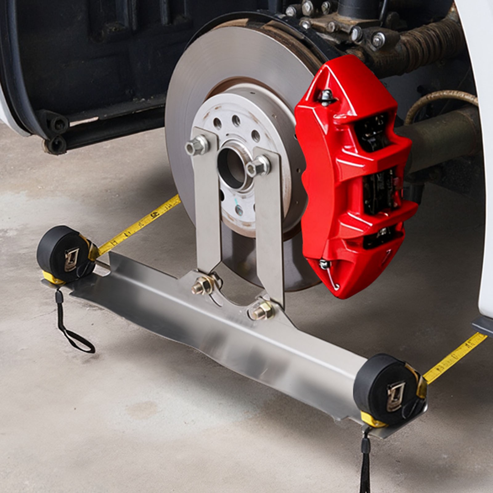 VEVOR Wheel Alignment Tool Toe Alignment Tool Plate 2 Pack with 2 Tape Measures