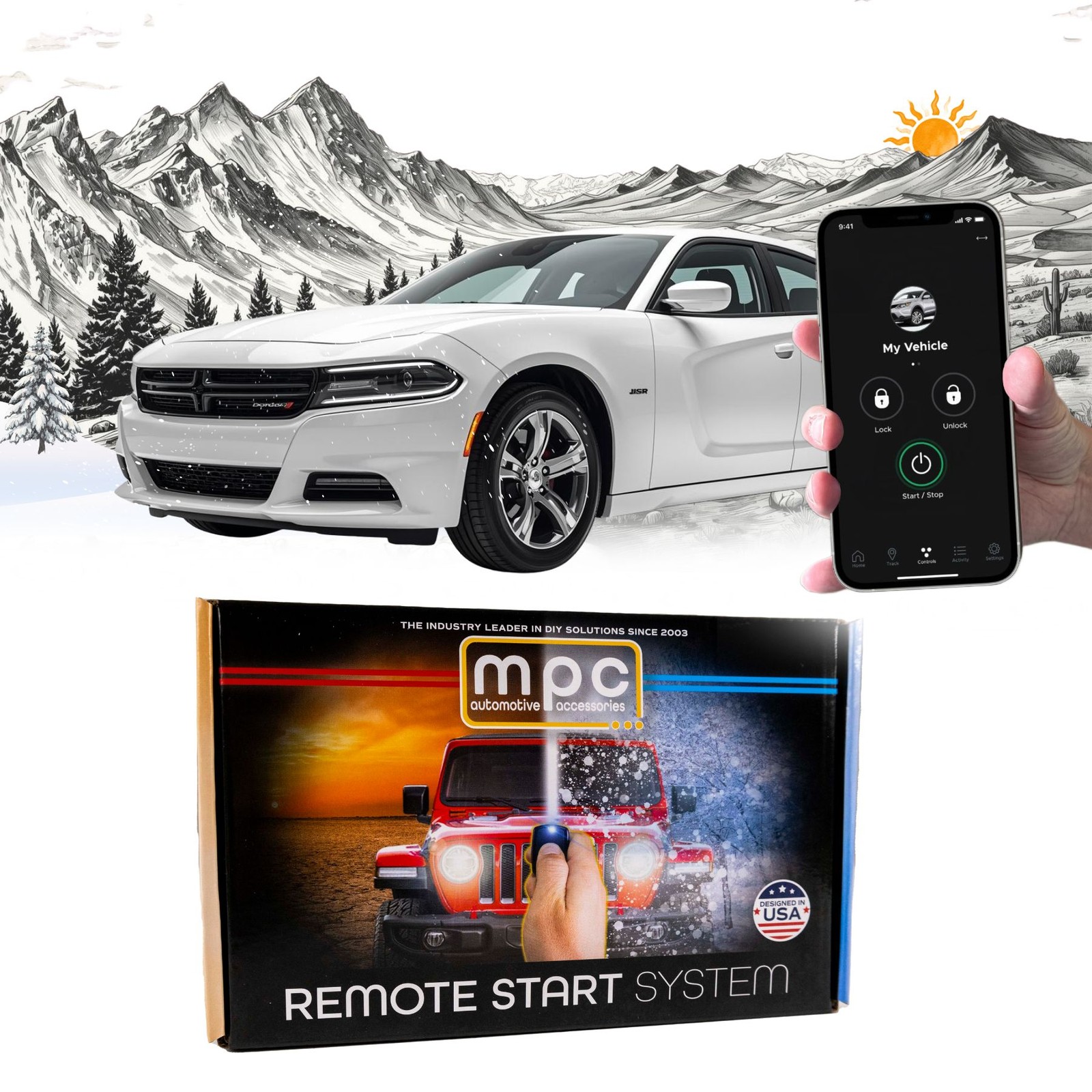 Remote Start For Dodge Charger 2018 | Phone App Control | Plug and Play