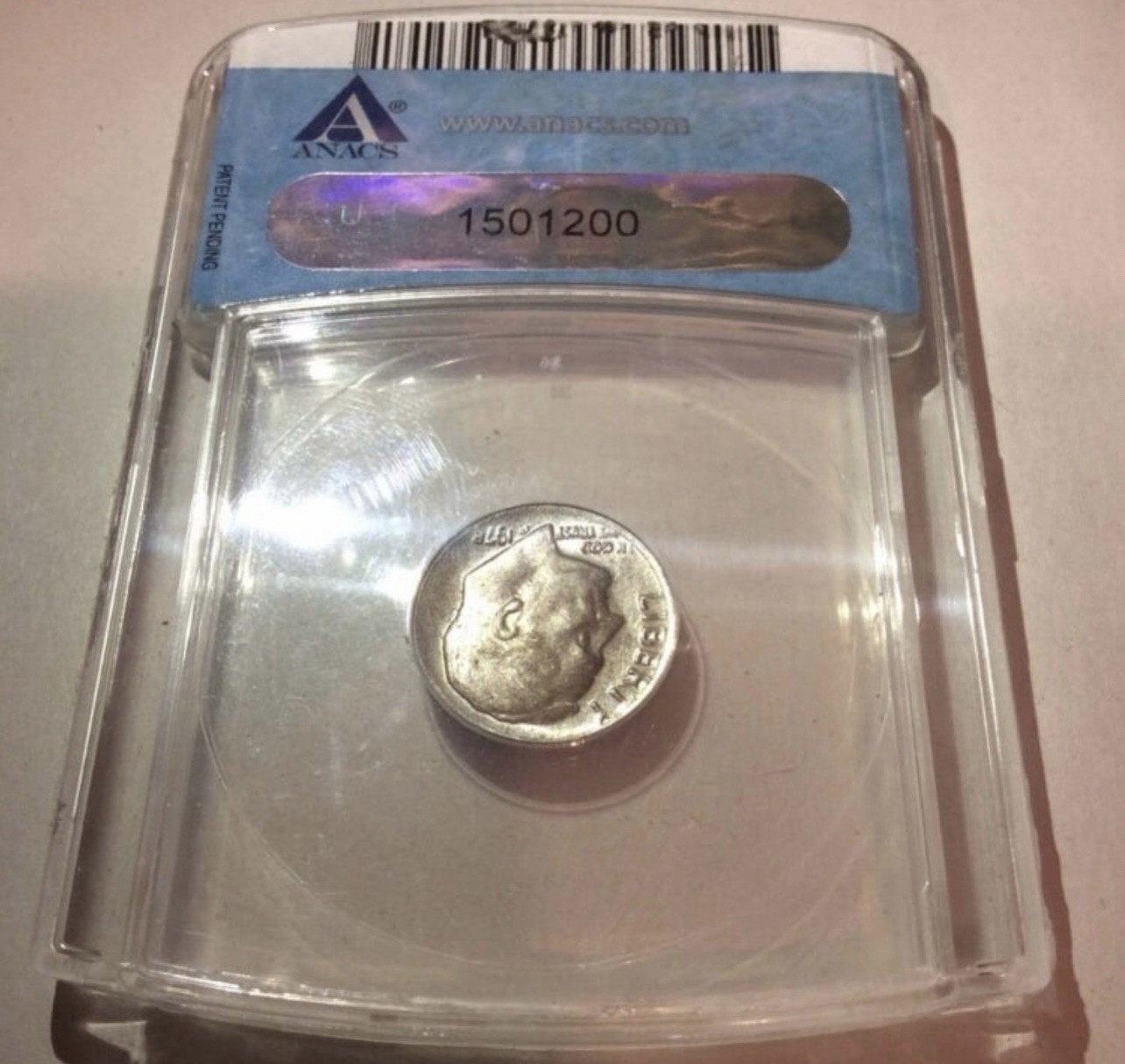 Scarce Error 1978 Missing Clad Layer Dime- Only 3 Known Exist ANACS Population