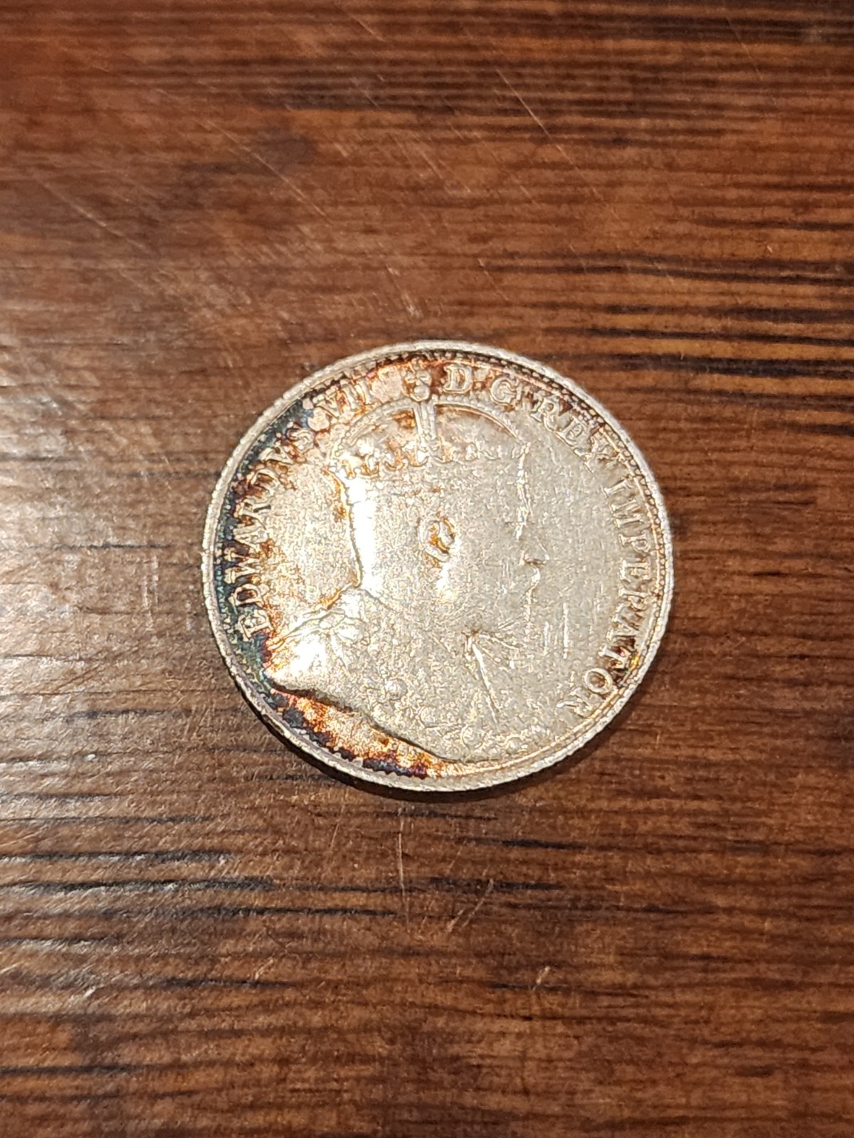 1904 Canada 5 Cents Silver Coin