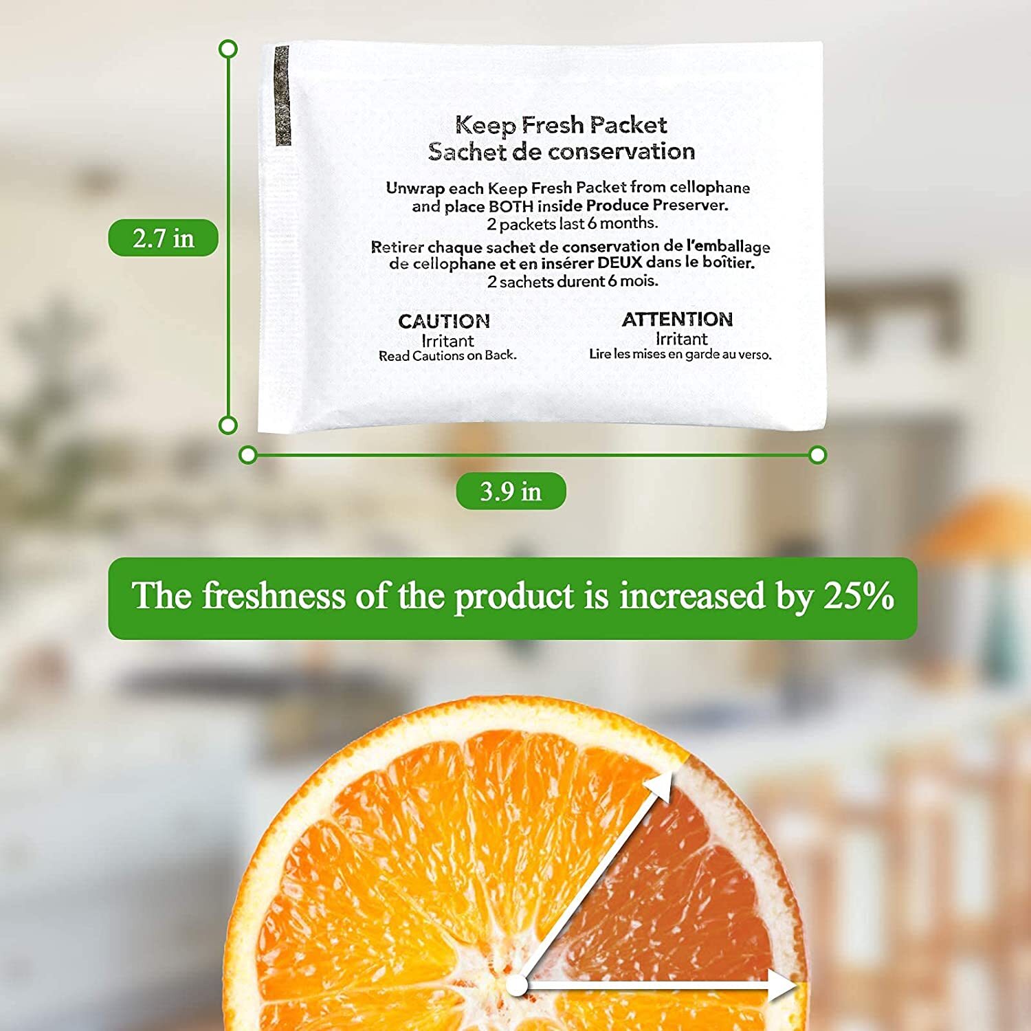 3Pack Natural Filters W10346771A Fresh Flow Produce Preserver Refrigerator