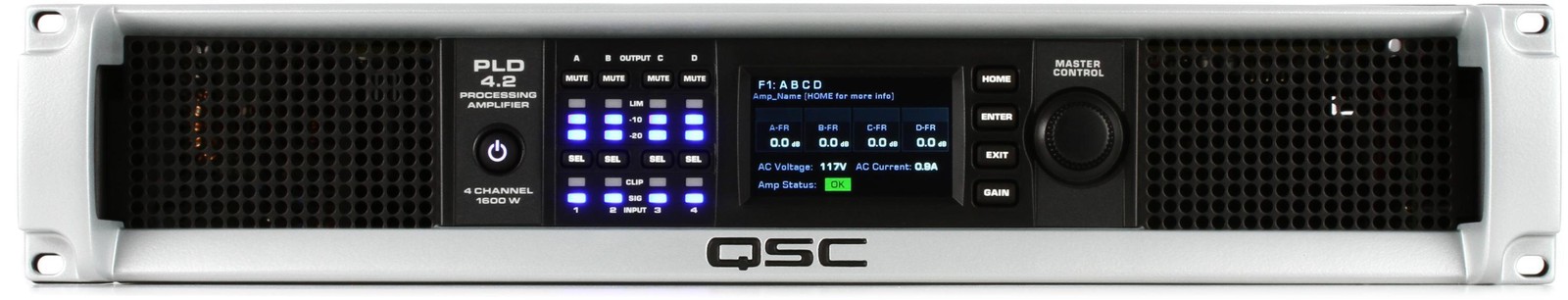 QSC PLD 4.2 4-channel Processing Power Amplifier (Used, Excellent Condition)