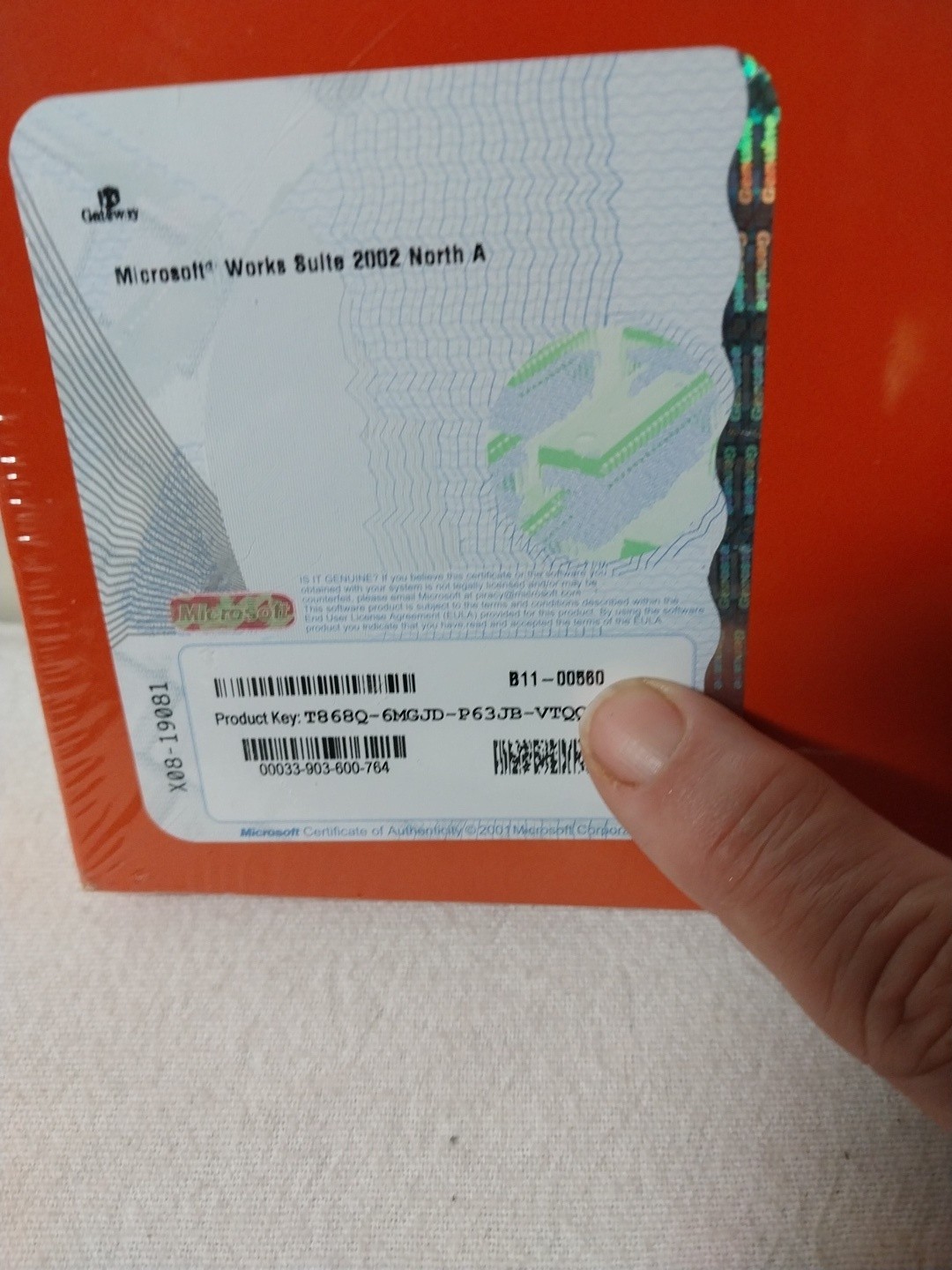 Microsoft Works Suite 2002 Software CD with Product Key ~ Brand New Sealed