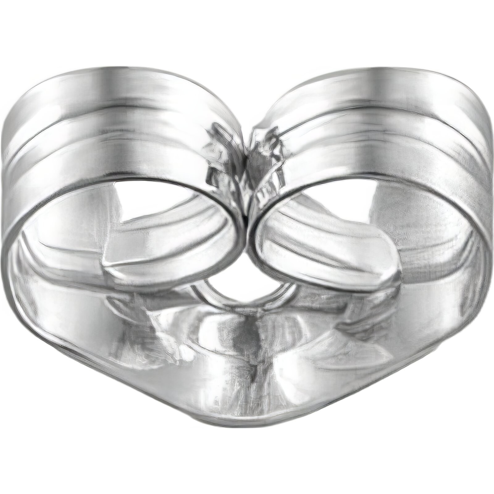50 Sterling Silver Lightweight Friction Ear Nuts 5.5mm