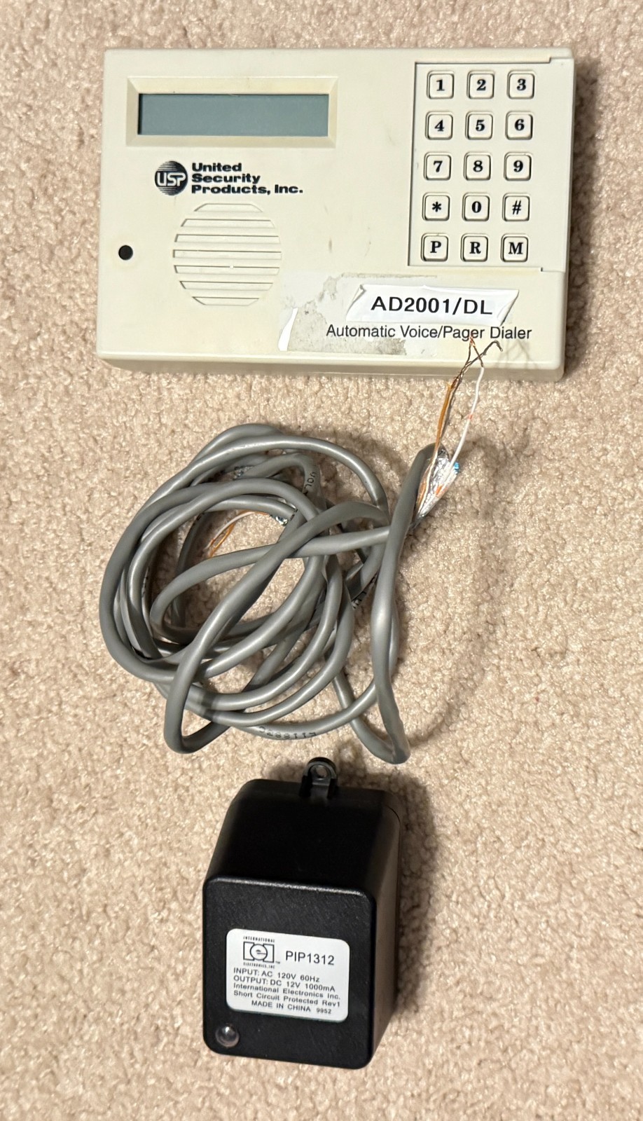 United Security Products AD-2001 DL