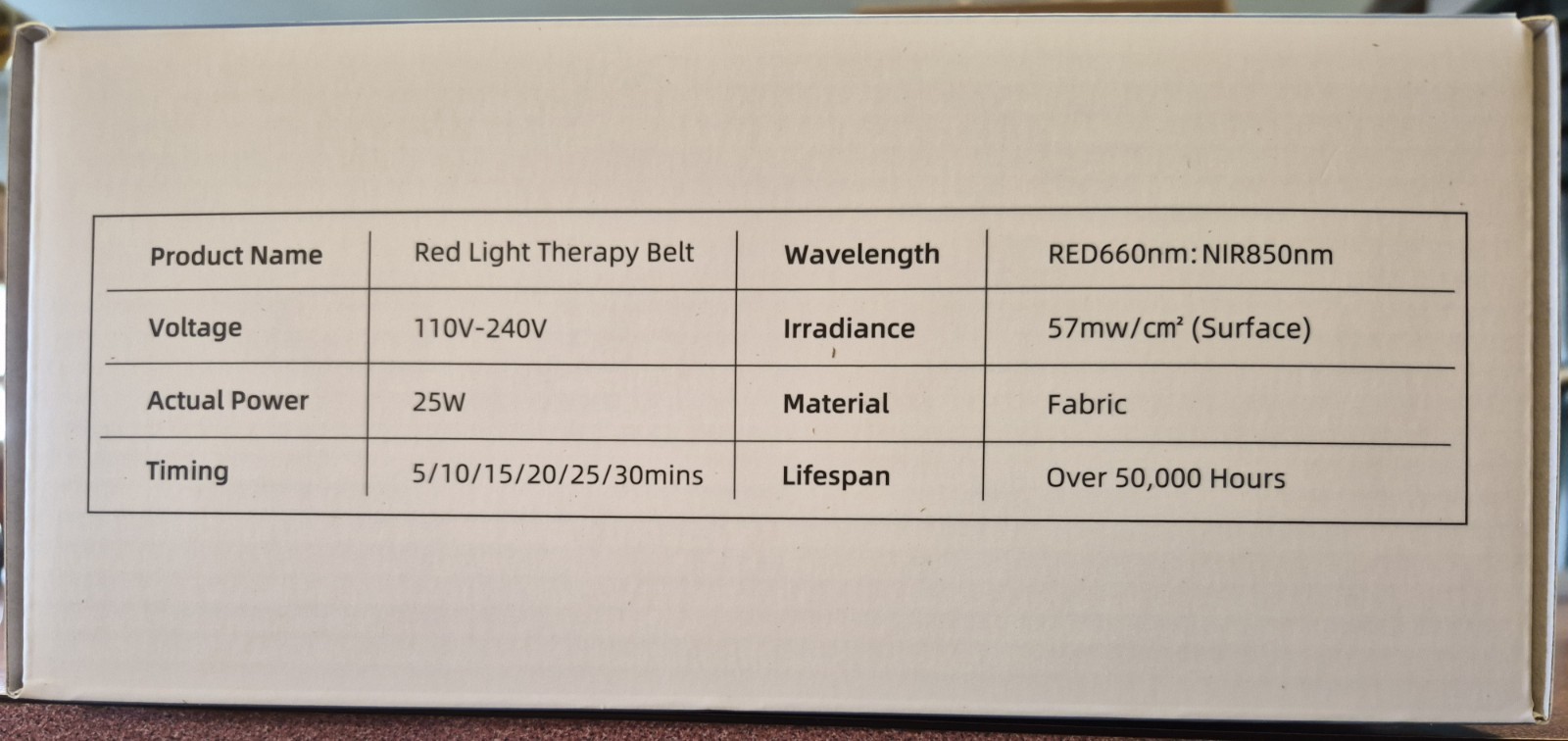Red Light Therapy Belt, Body Device Wireless Rechargeable Controller with Timer