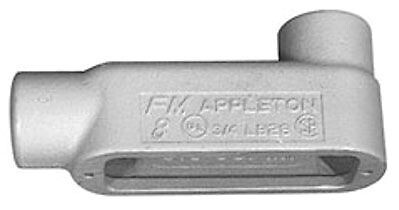 Appleton LB38, Rigid Conduit Outlet Body, 1 Type Lb Form 8 Body, 1 PC