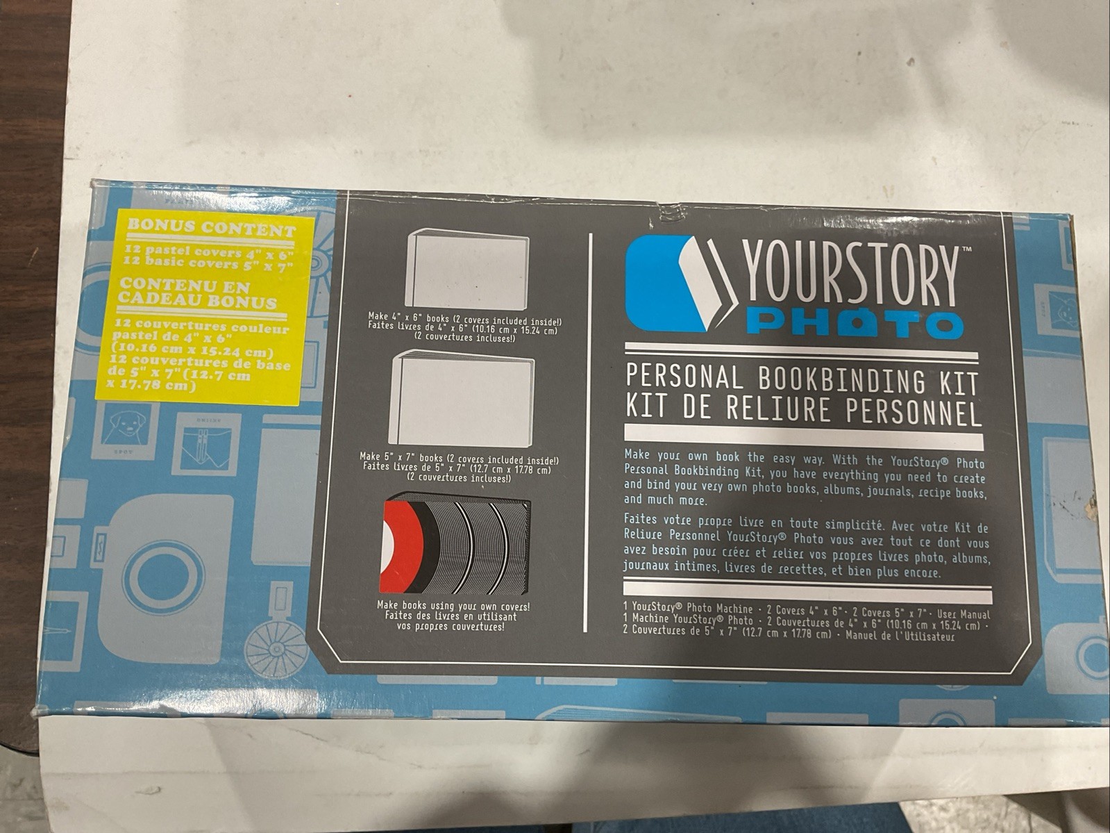 Your Story Photo Personal Book Binding Kit NEW NIB