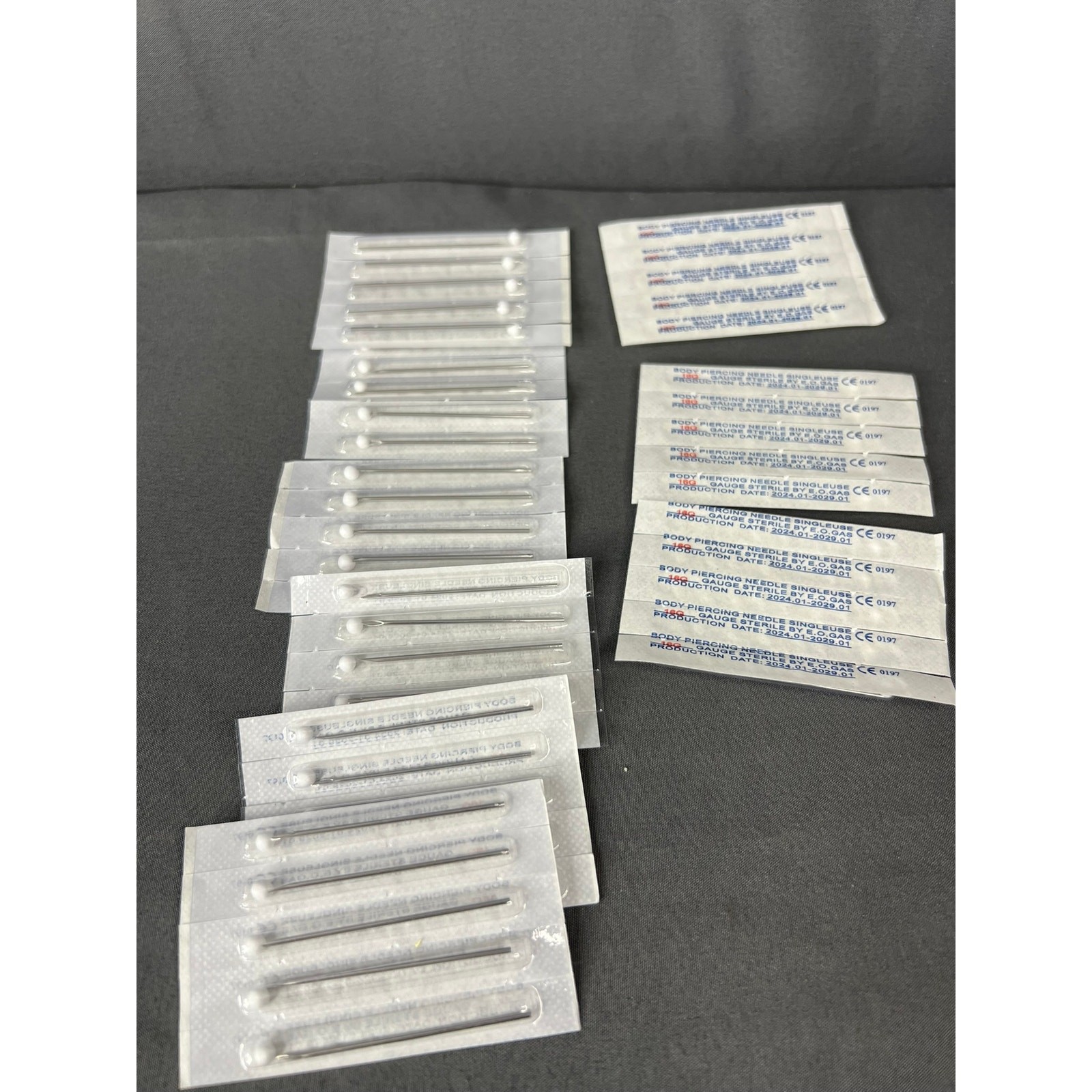 16 Gauge Piercing Needles Pack of 45 NIP