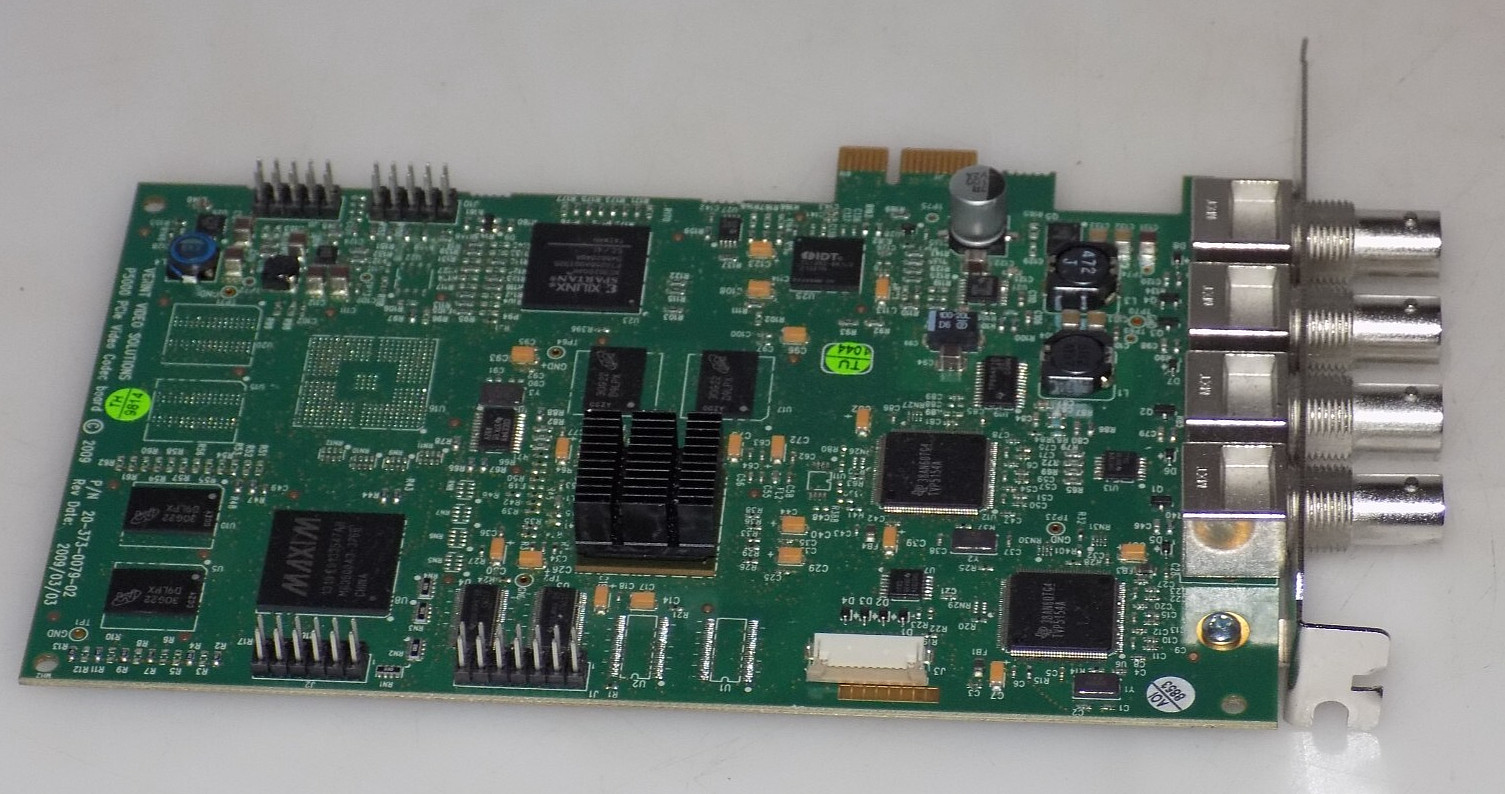 VERINT P5000 VIDEO CODEC BOARD 20-373-0079-02 PCIe BNC Video capture card
