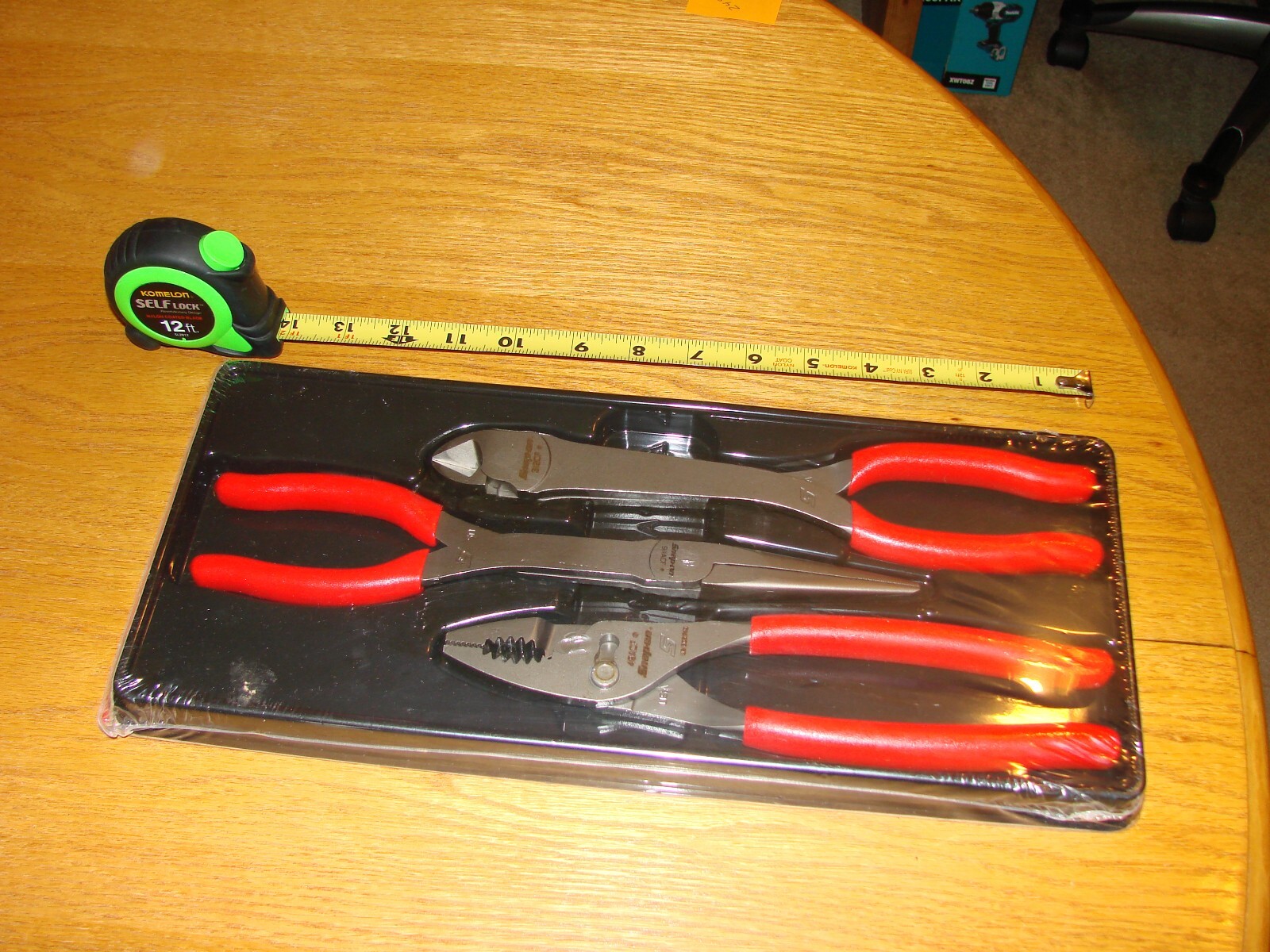 snap on 3pc. plier set NEW