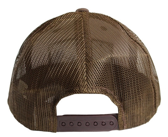 Sunset Palm Trucker Hat mesh hat snapback hat white front brown mesh New unworn