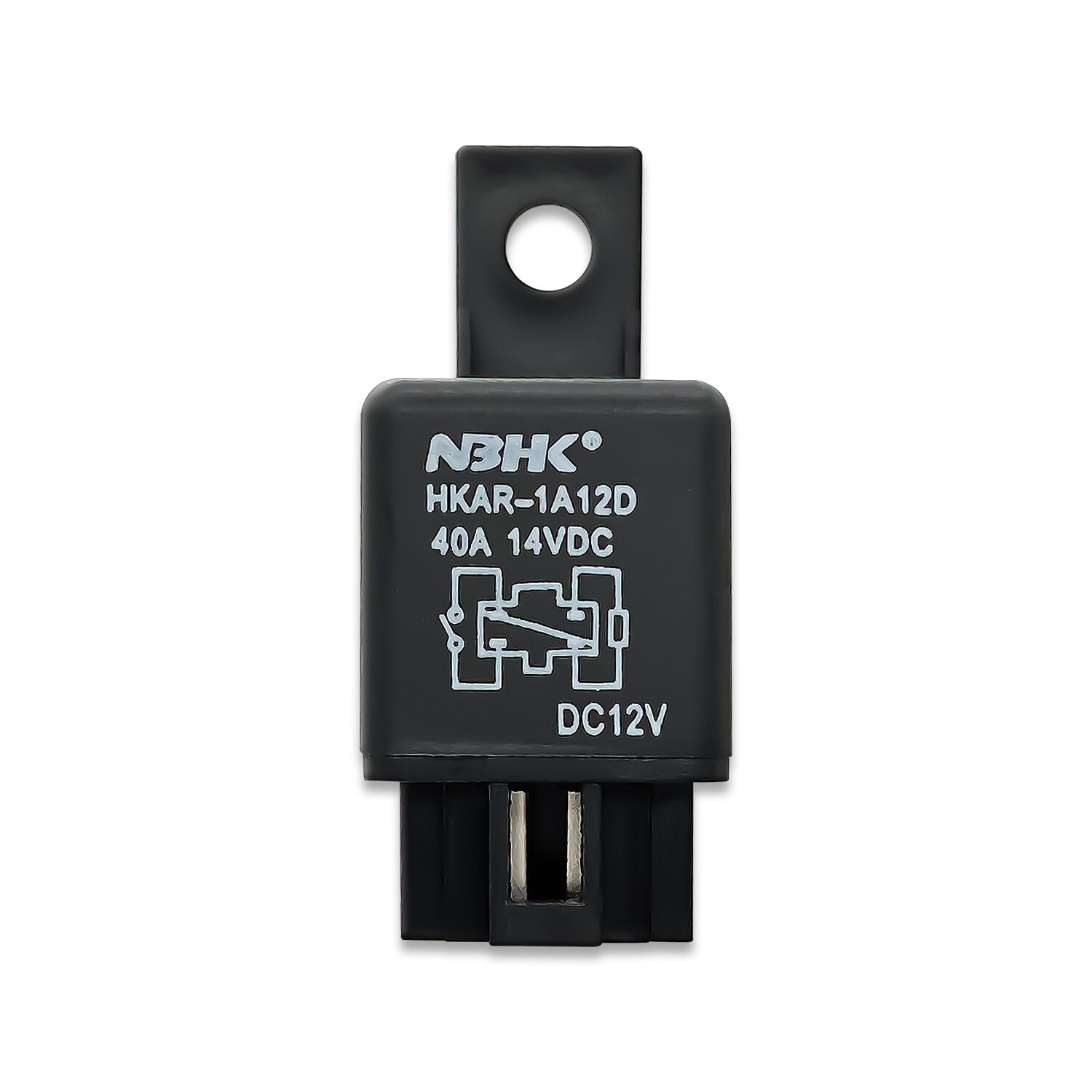 DAMA 4 Pin DC 12V 40A 40 Amp SPST Relay Fuse Bike Car Boat Alarm | Pack of 1