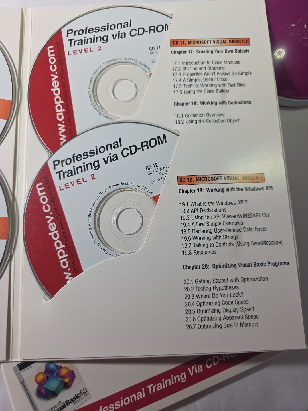AppDev Visual Basic 6.0 14 CD Interactive Training BEGINNER TO ADVANCED