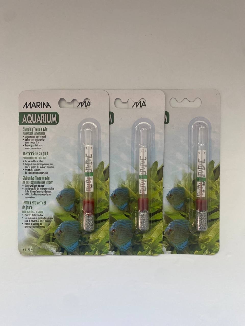 (3) Marina Large Standing Thermometer - Provides Temperature in Fahrenheit