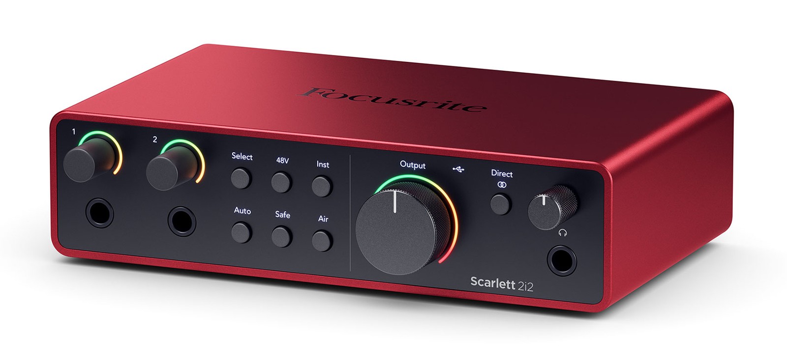 Focusrite Scarlett 2i2 4th Gen Studio Recording USB Audio Interface+Backpack
