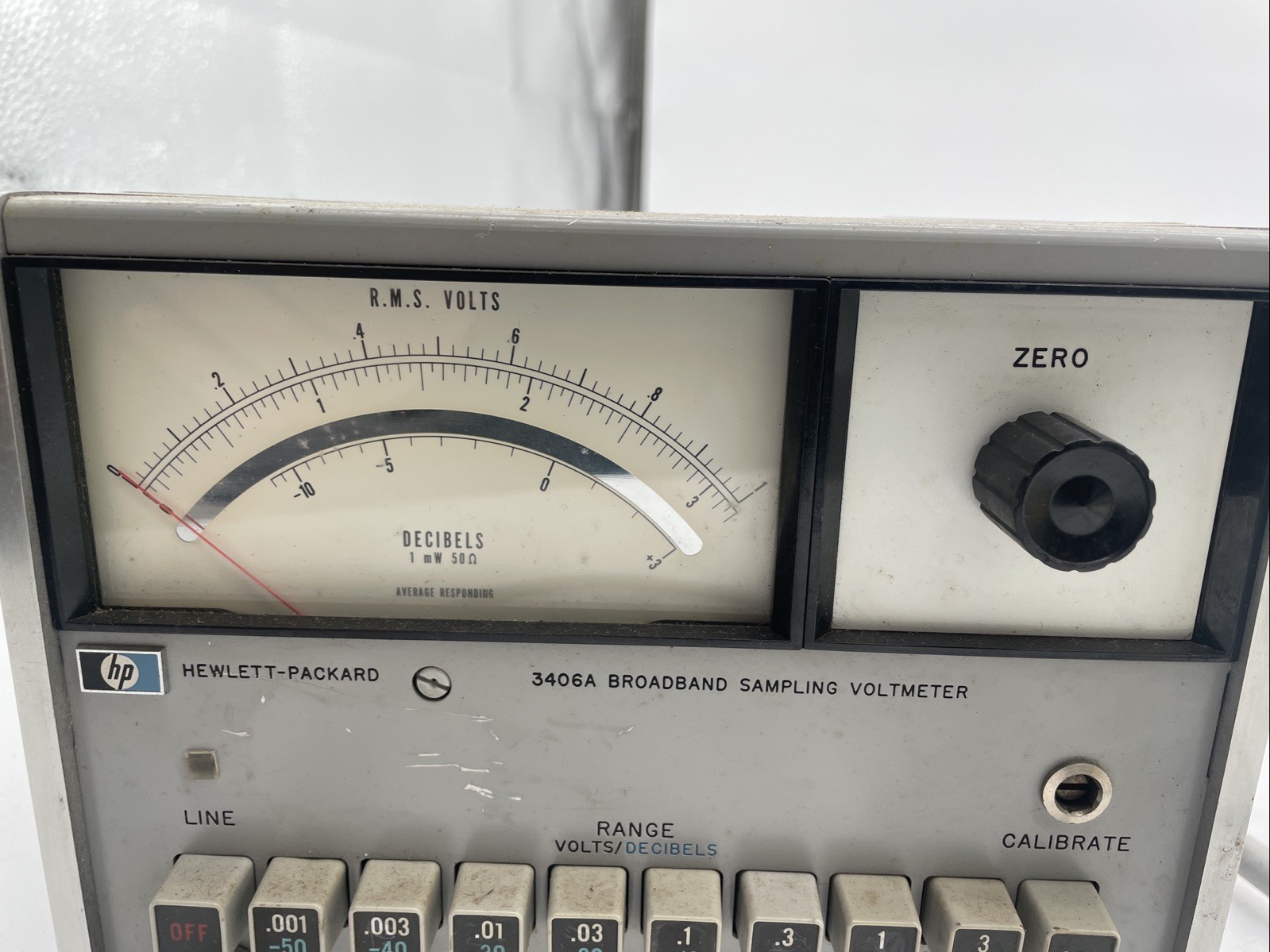 Vintage Hewlett-Packard HP 3406A Broadband Sampling Voltmeter & Probe Kit S2