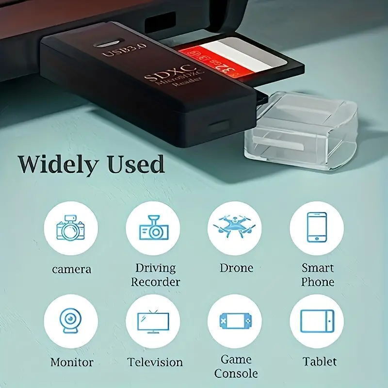 USB 3.0 SD Card Reader for PC Micro SD Card to USB Adapter CardReader for Camera
