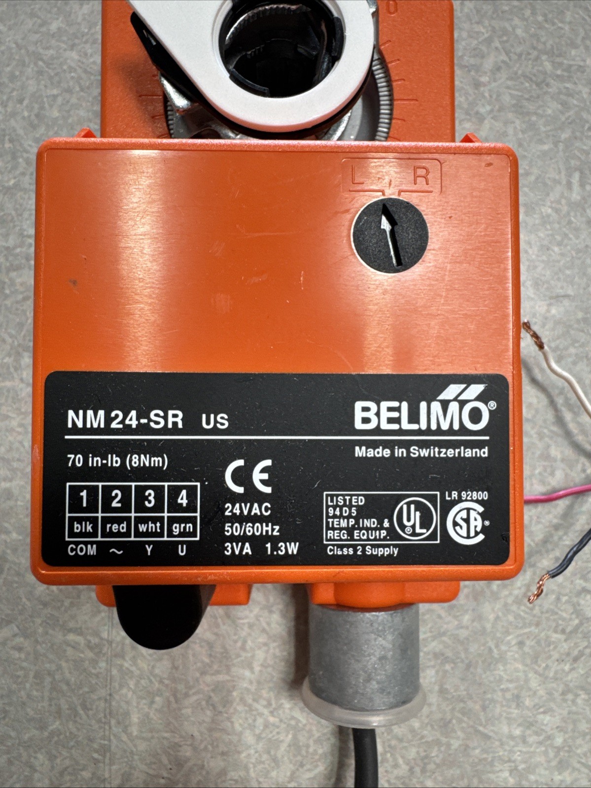 BELIMO NM24-SR US Modulating Damper Actuator HVAC Switzerland UNTESTED