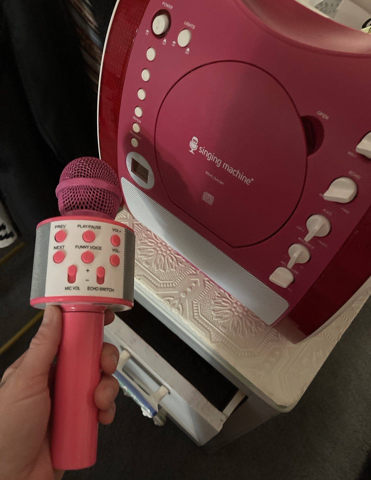 Singing Machine Karaoke 🎤 BONUS w/ Mic Echo Voice Effects Party Ready Bundle