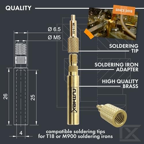 7x Soldering Tips/Heat Set Insert Tips - for Adapter 900M + Insert Tip Set V3