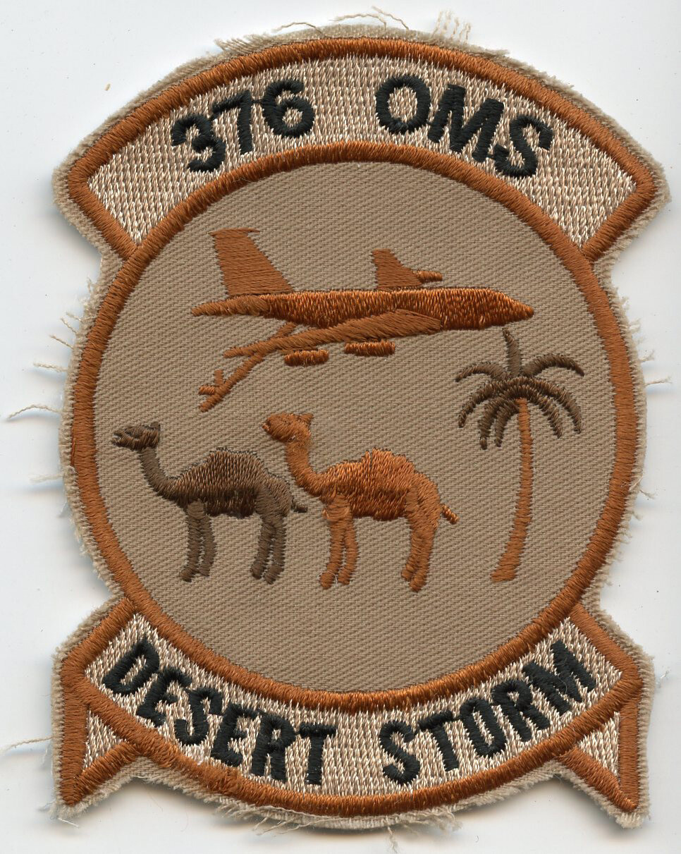 USAF Theatre Made 376th OMS Operation Desert Storm Squadron Patch