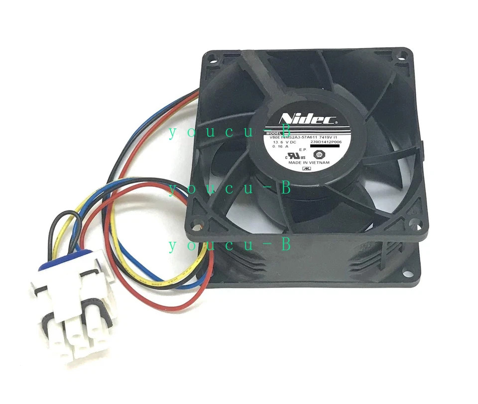 V80E14MS2A3-57A611 1PC NEW GE WR60X26866 Refrigerator Evaporator Fan Motor