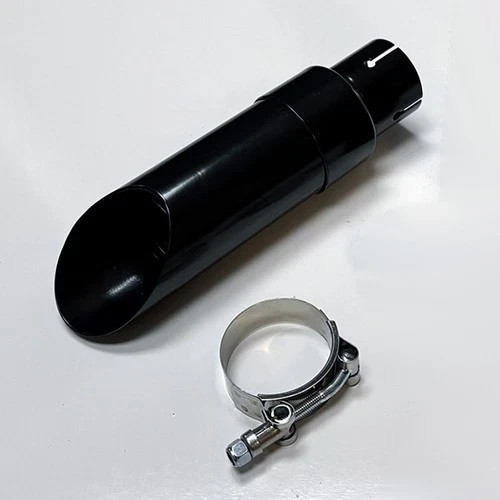 Shorty GP Exhaust BLACK Slip on Tip FOR Honda Rebel 300 2017-2025 WITHOUT Baffle