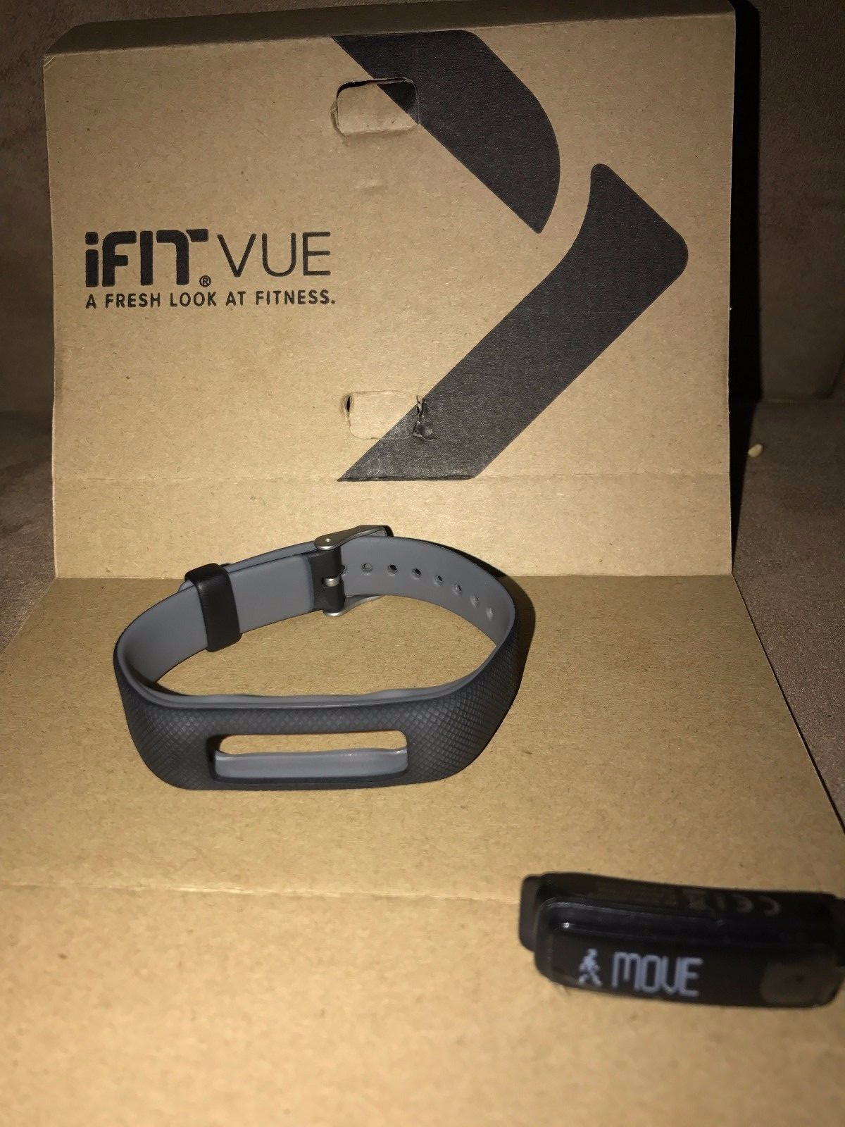 iFit Vue Activity Tracker Rubber Sport Wrist Band w/Metal Buckle (Small/Medium)