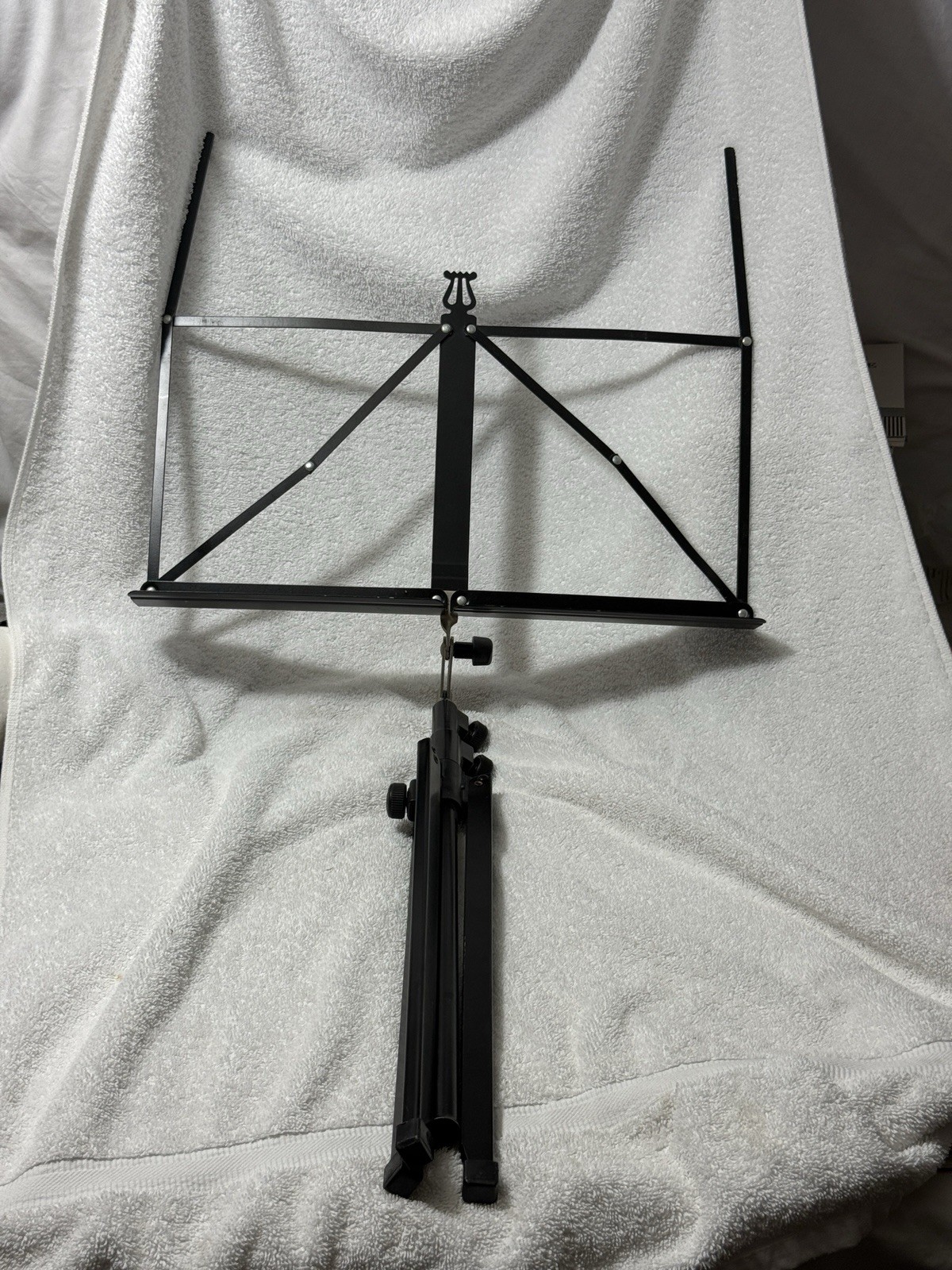 Vtg. K&M Konig & Meyer Folding Sheet Music Note Book Stand - Made in Germany (B8