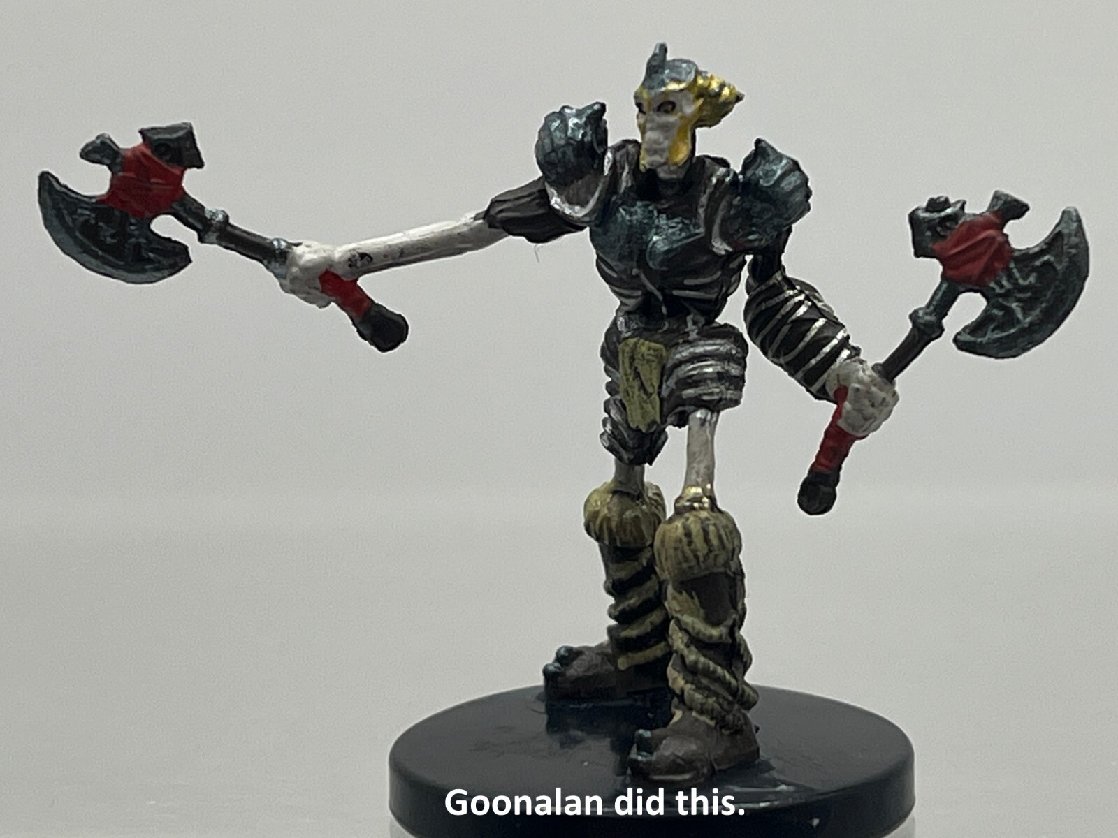 D&D Pathfinder Mini Eberron Last War 15 Karnathi Skeleton (Axes) UC