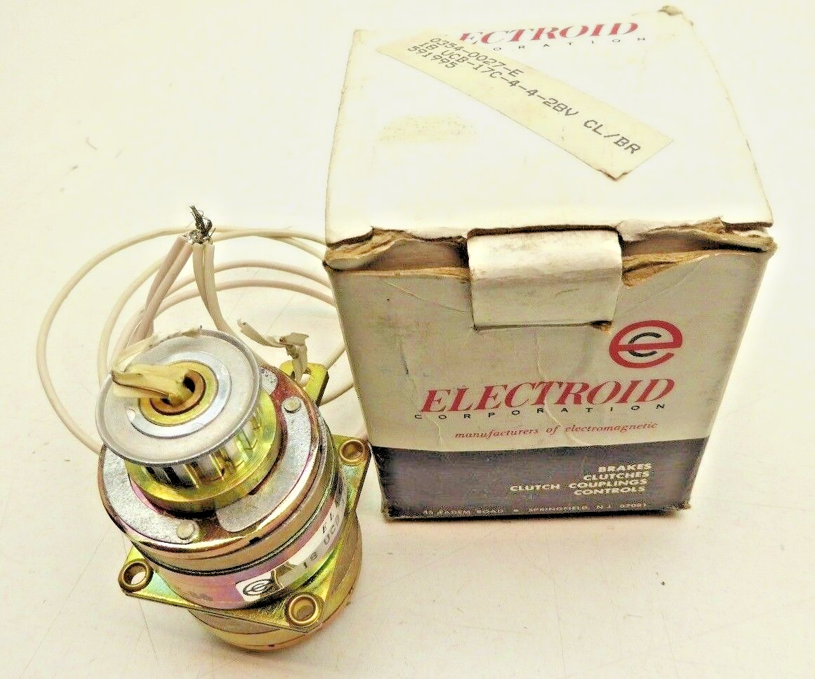 Electroid Brake 28V Fail Safe Clutch Brake 18UCB-17C-4-4 NEW IN BOX