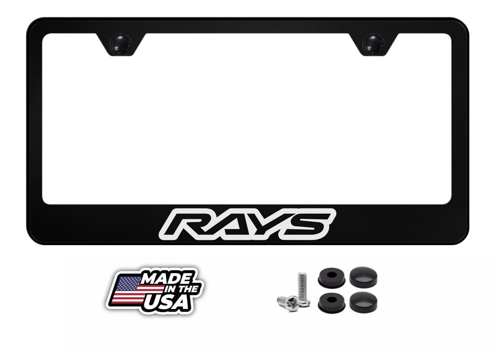 1X Rays Volk Racing Laser Engraved Premium Quality Metal License Plate Frame