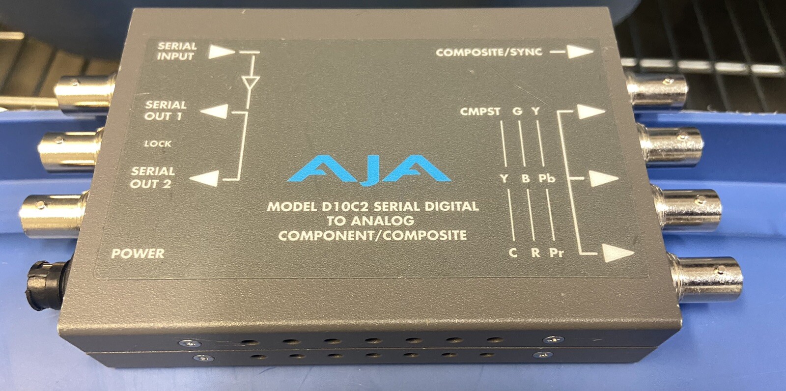 AJA D10C2 SDI To analog Components/composite.with Power Adaptor