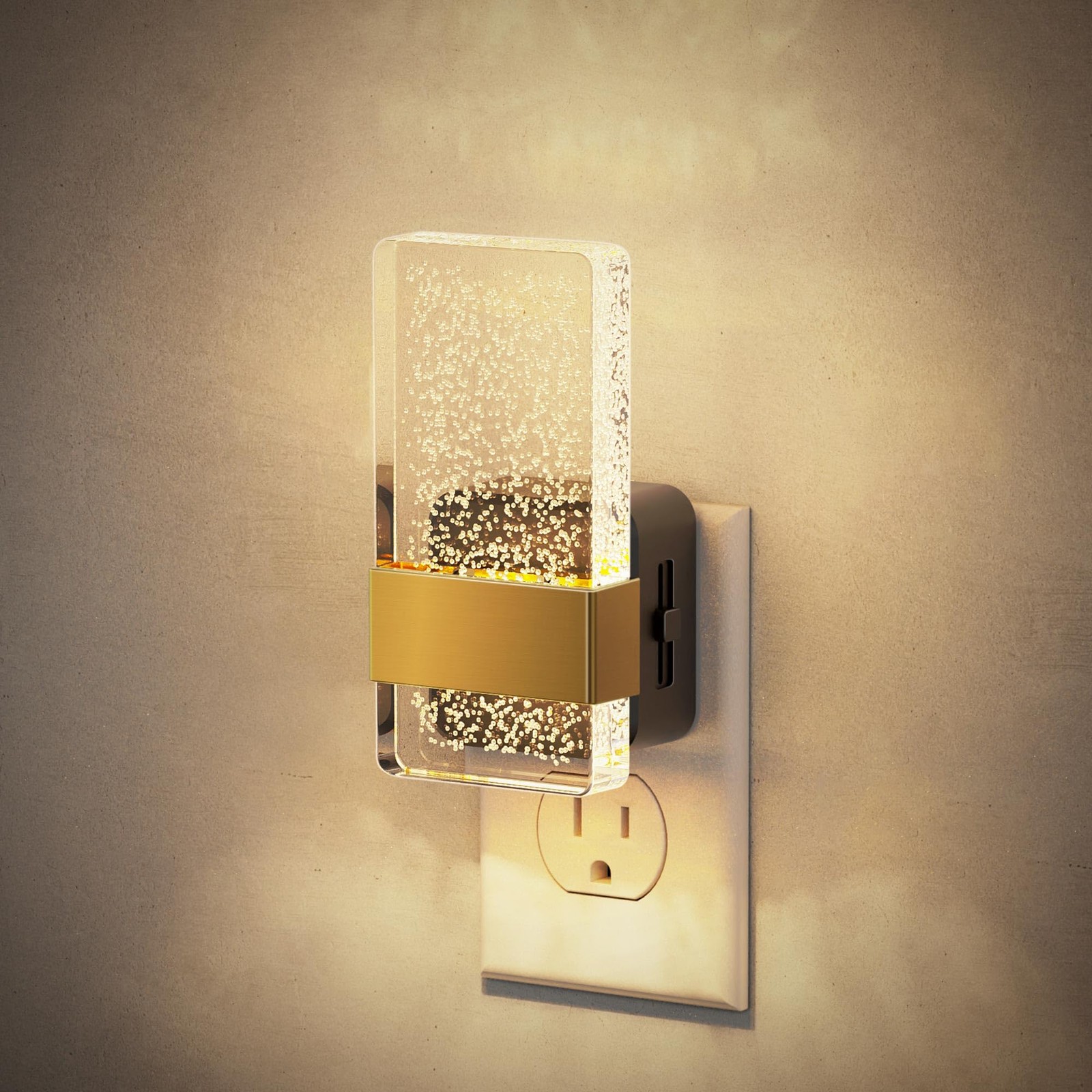 Night Lights Plug into Wall, Dusk to Dawn Sensor, 3000K Soft White LED, Acryl...