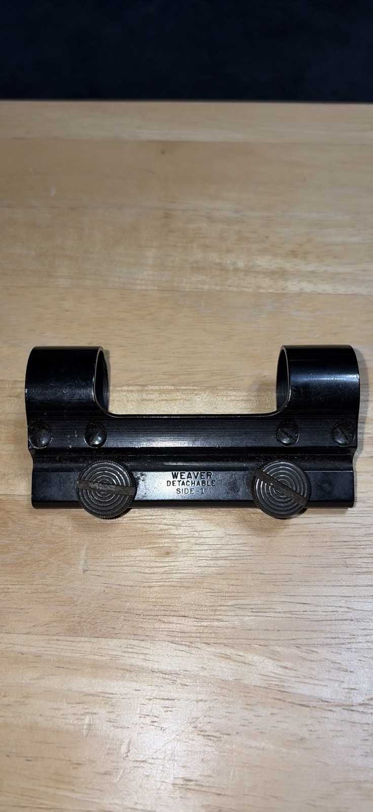 Weaver Detachable Side Mount 1" Diameter Rings