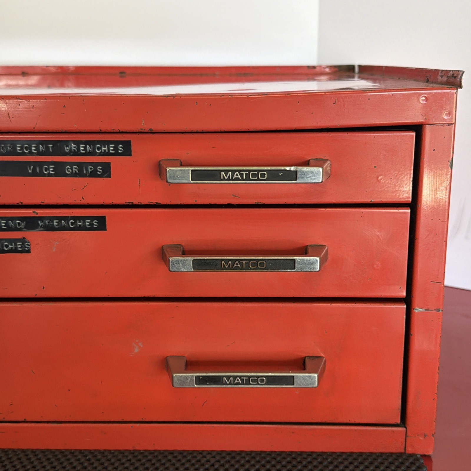 Matco Tools Mid Riser Middle Intermediate Tool Chest Box 3 Drawer MB503 Vtg USA
