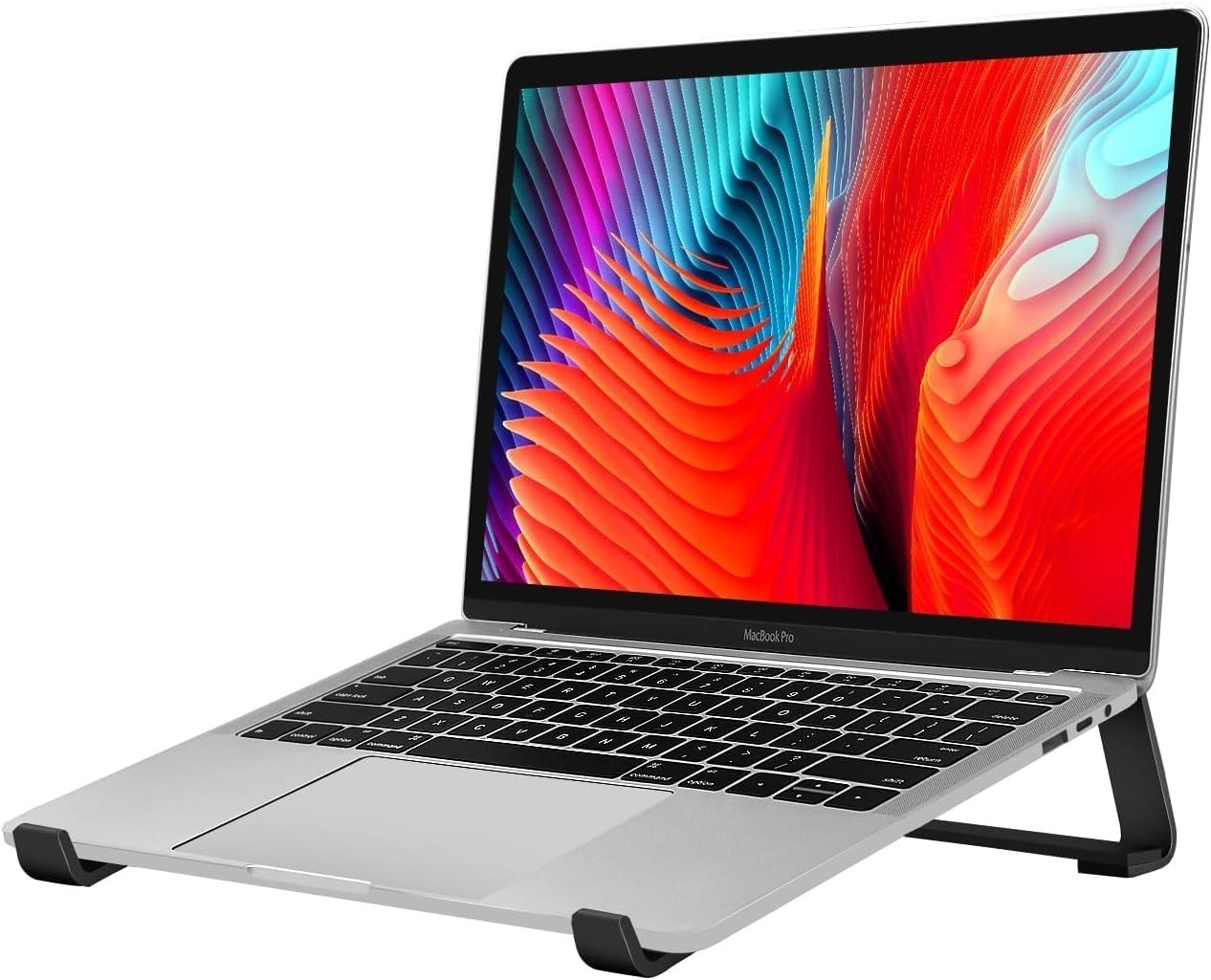 Aluminum Laptop Riser - Effortless Assembly, Perfect for Home & Office Use