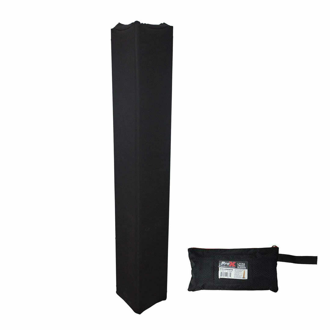 Black DJ 9.84Ft. Cover Scrim Sleeve fits 12in Quad Box Truss