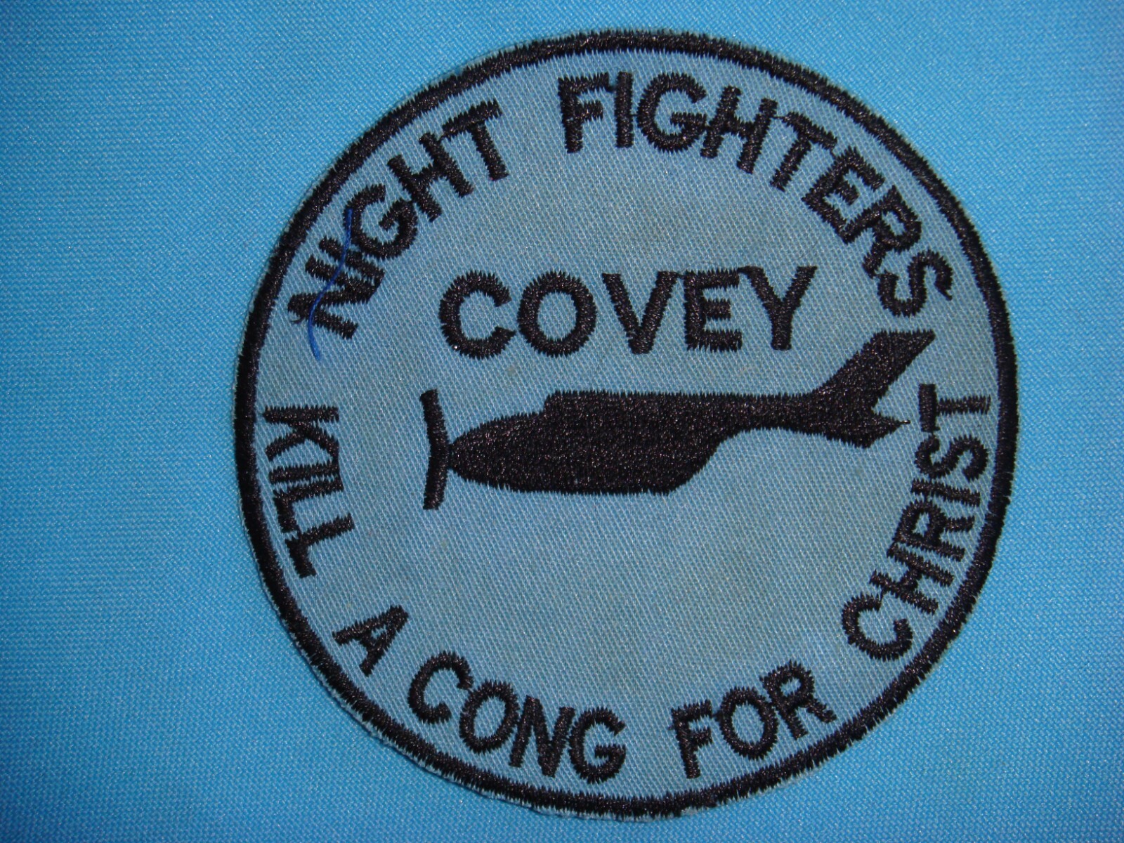 VIETNAM WAR PATCH, USAF 20th TASS COVEY NIGHT FIGHTERS KILL A CONG