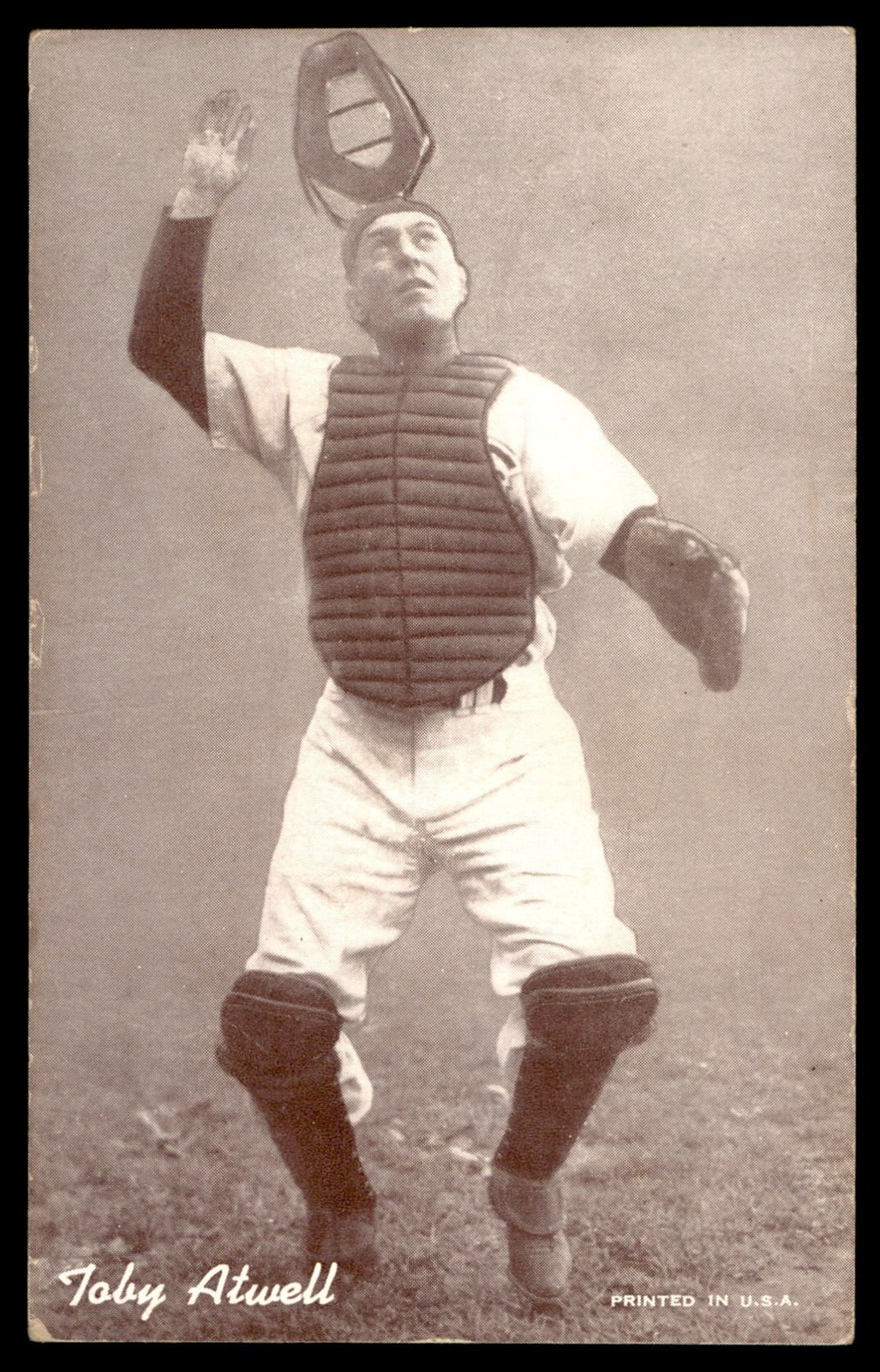 1947-66 Exhibits Baseball #14 Toby Atwell GD