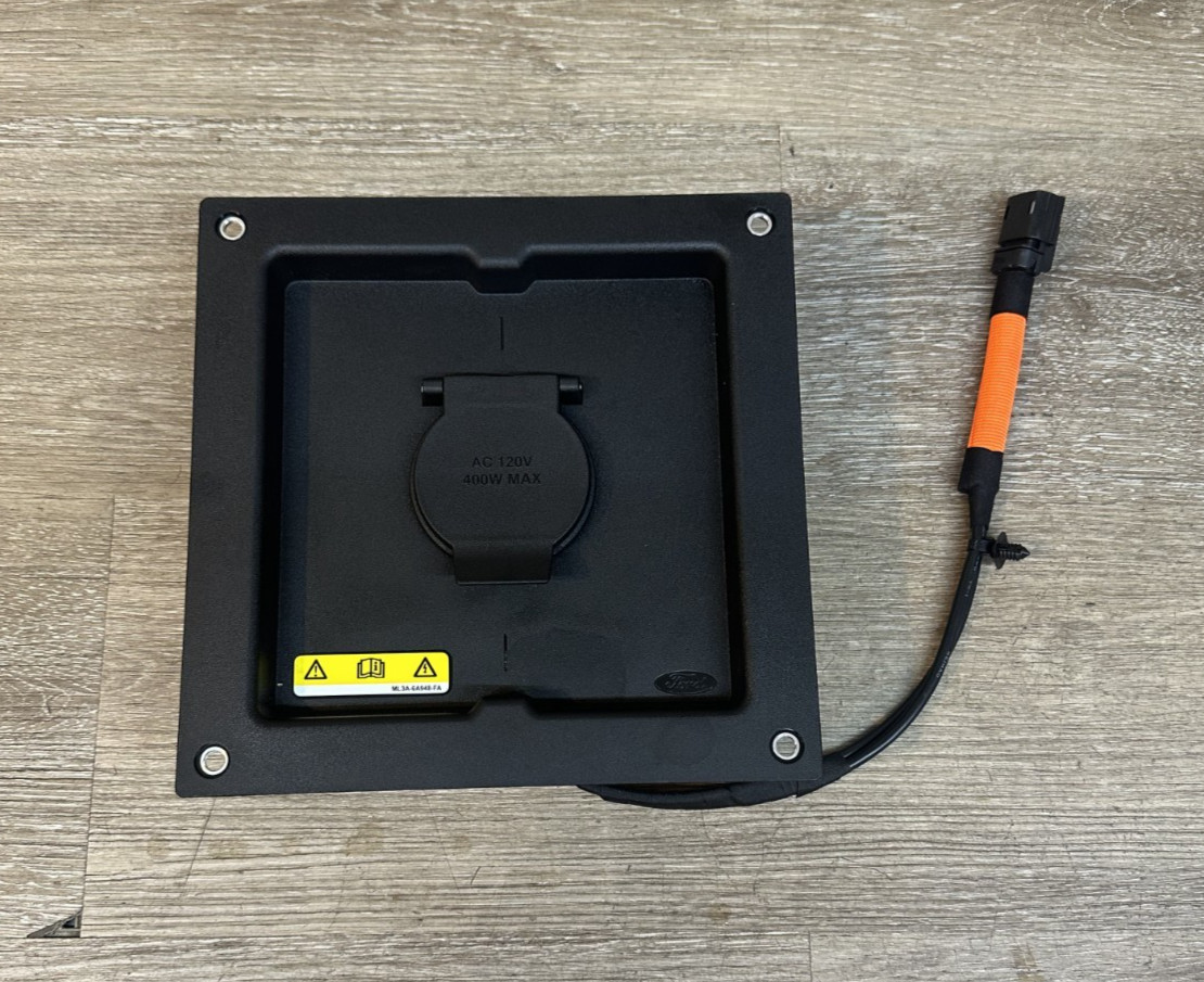 2021-23 FORD F-150 BED BATTERY CHARGER BOX OEM # MU5T-19J289-AJ   ML3A-6A948-FA