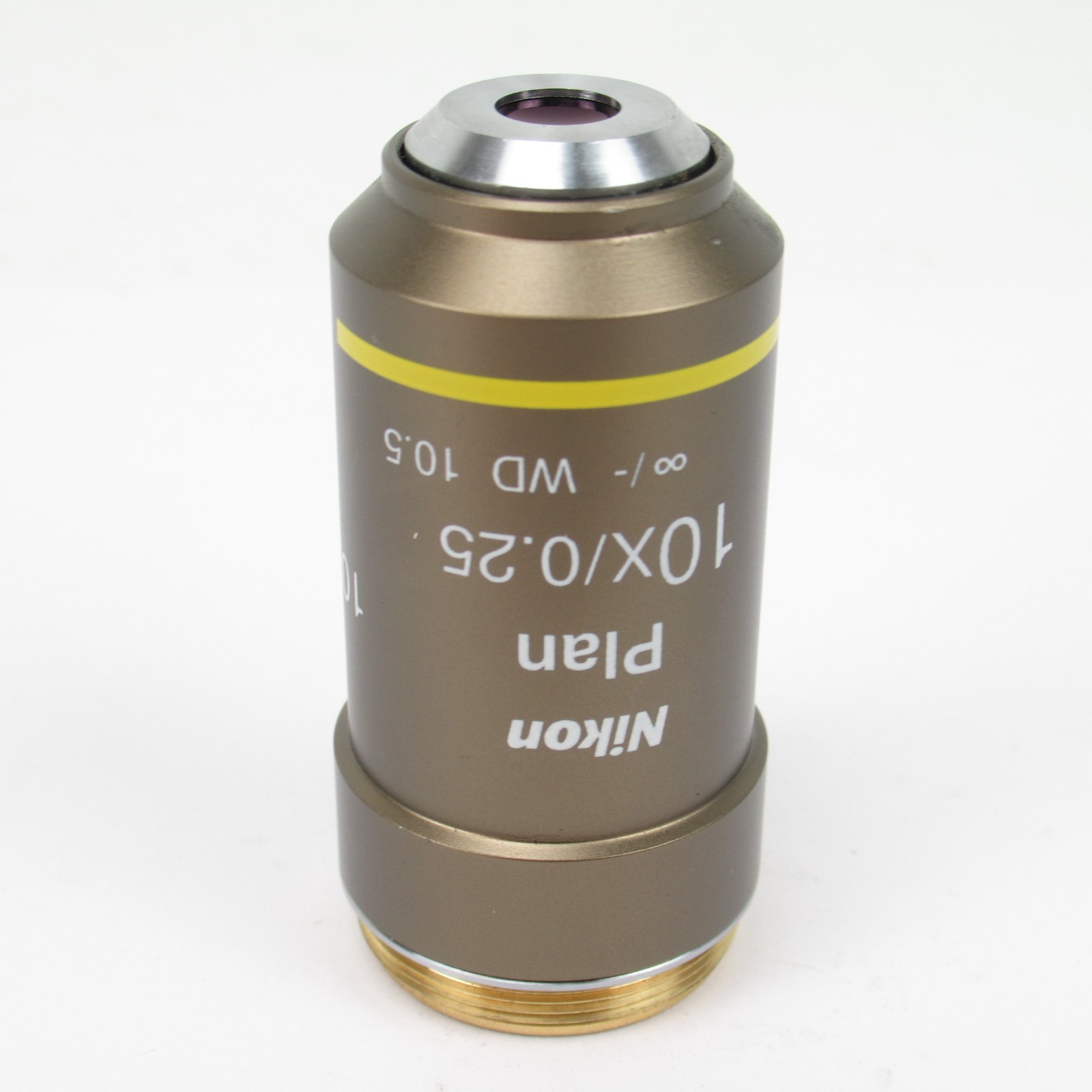 NIKON PLAN 10X/0.25 CFI ECLIPSE INFINTY CORRECTED MICROSCOPE OBJECTIVE LENS