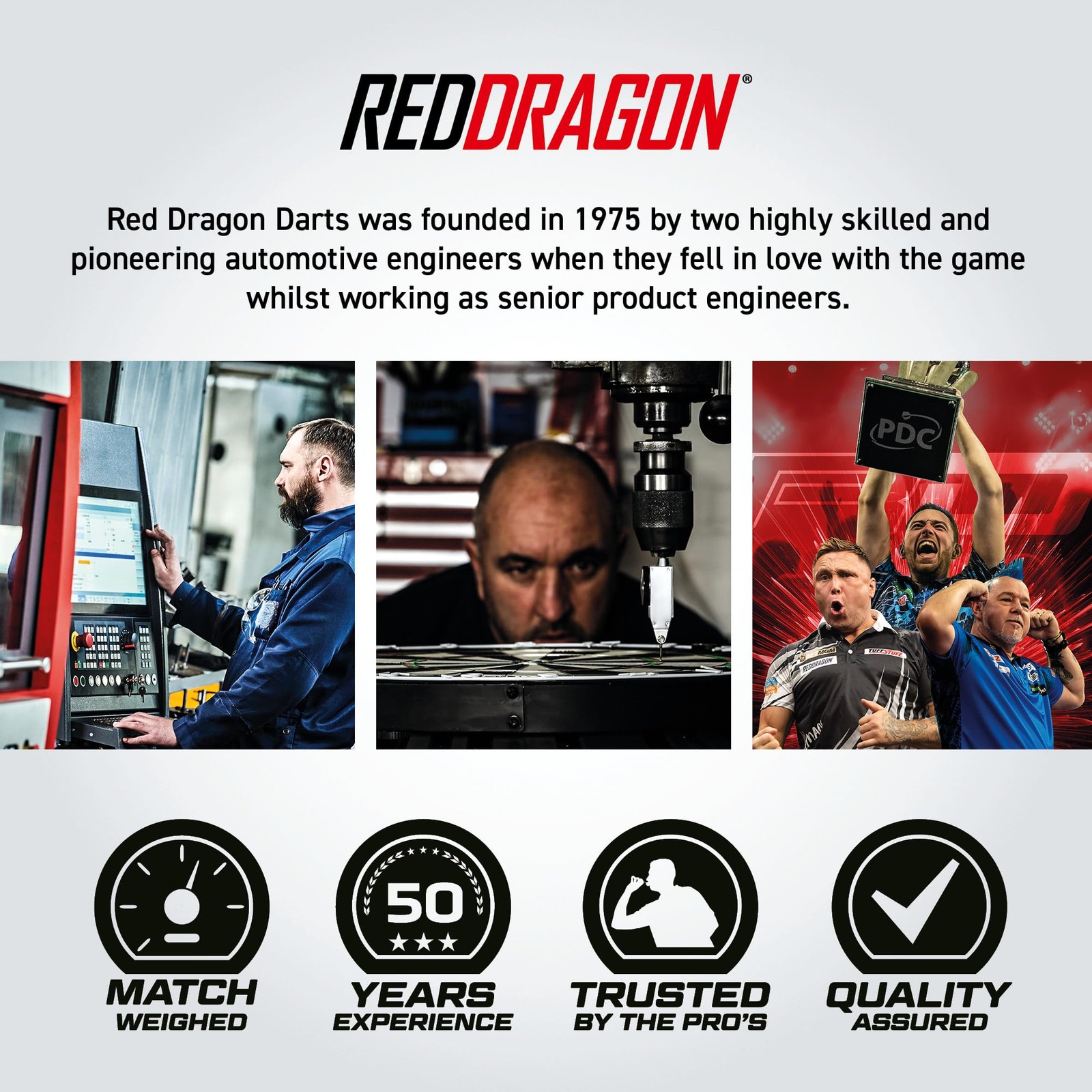 RED DRAGON Golden Eyes 26g 85% Tungsten Darts Set with Flights & Shafts