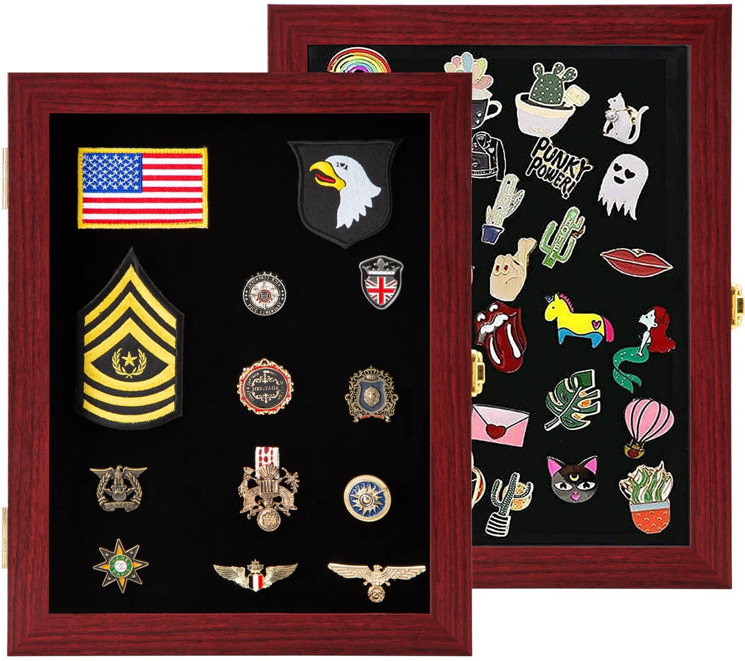 11x14 Pin Display Case Pin Collection Display Box Military Medal Display Fram...