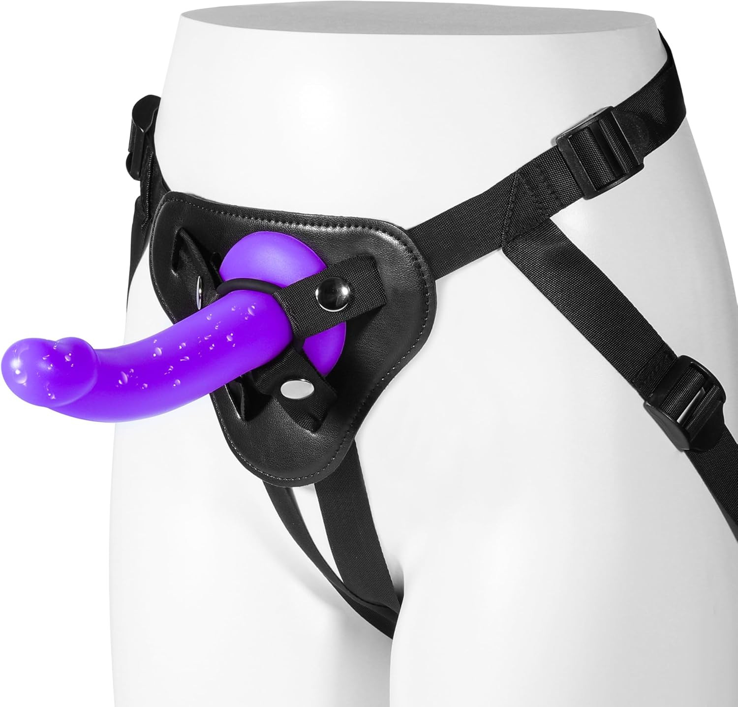 Dildo With Strap-on Harness Combo Set Silicone G-spot Anal-Dong Sex Toy Couple