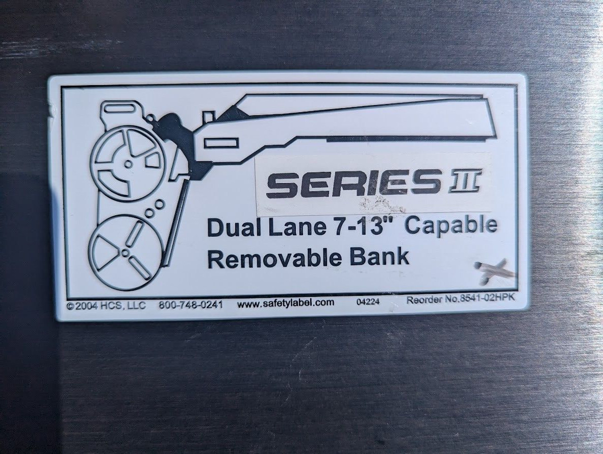 Universal Instruments Removable Feeder Bank Plate Series Two