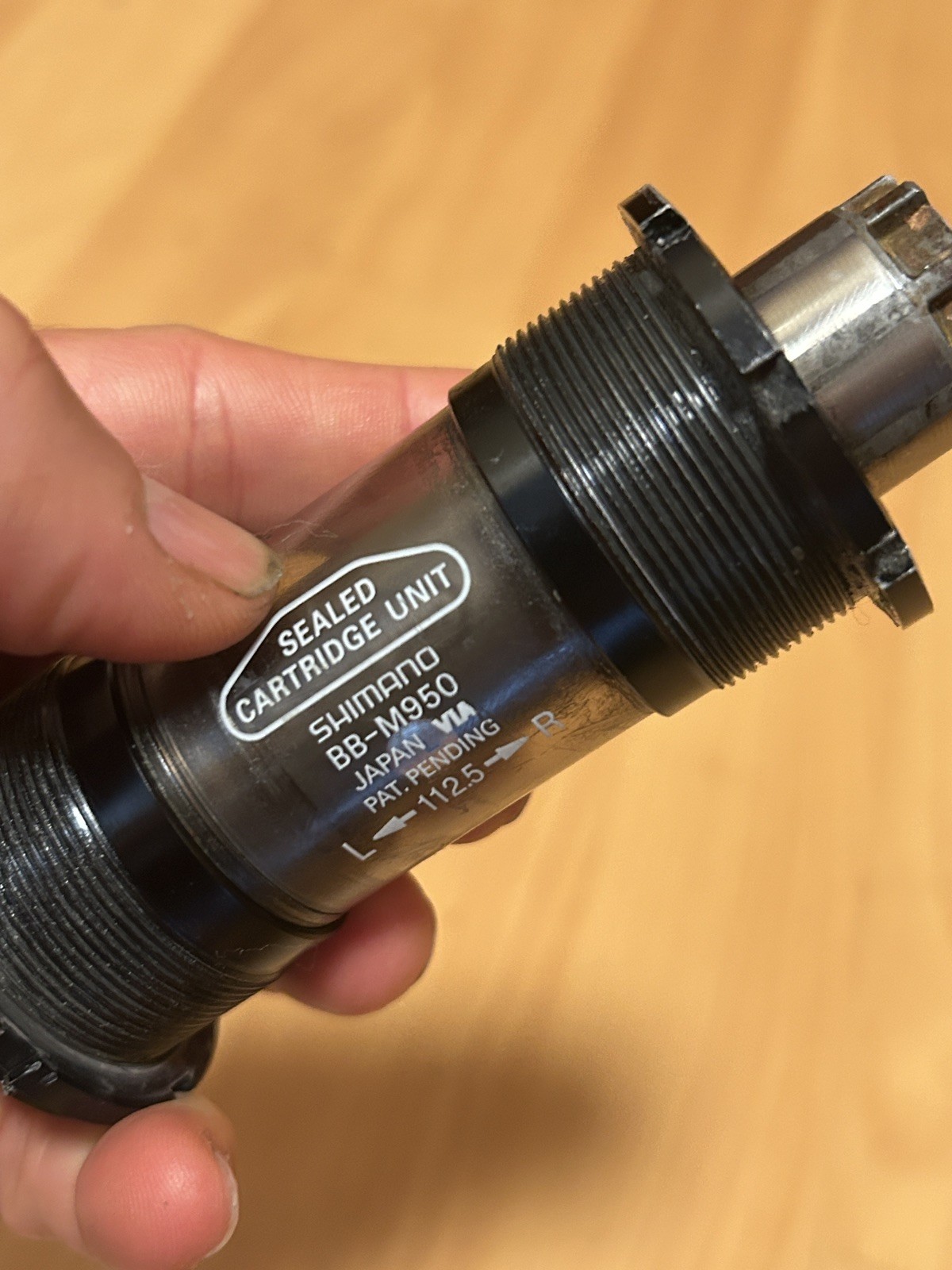 Vintage Shimano XTR BB-M950 Octalink V1 Bottom Bracket 73 x 112.5 Retro 90s MTB