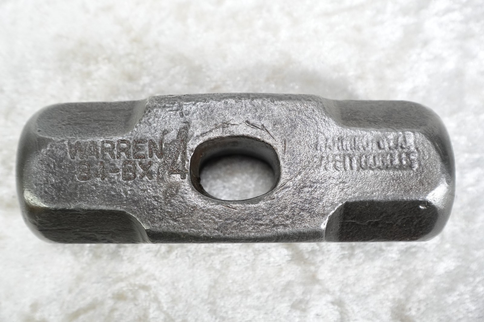 Warren Blacksmith 3.79 LB Sledgehammer Head 84-BX Double Octagon Faces